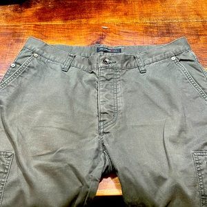 John Varvatos Pants. Beautiful deep olive green with zippers